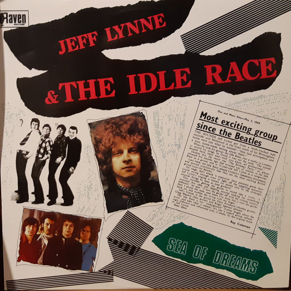 Image of Front Cover of LP - VG/VG+ - JEFF LYNNE & THE IDLE RACE, Sea Of Dreams (Raven Records; RVLP - 1008, Australia 1983), ,  - 3926314E