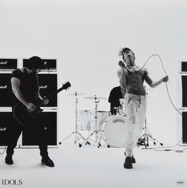 Image of Front Cover of LP - VG+/VG+ - YUNGBLUD, Idols (Capitol Records; 00602478057748, USA & Europe 2025, Gatefold, Booklet, Poster, Splatter Vinyl, Alternative Artwork & Photo Print (1 of 6 Double Sided Photo Lithos, Unique to Each Vinyl Variant)), ,  - 3946363S