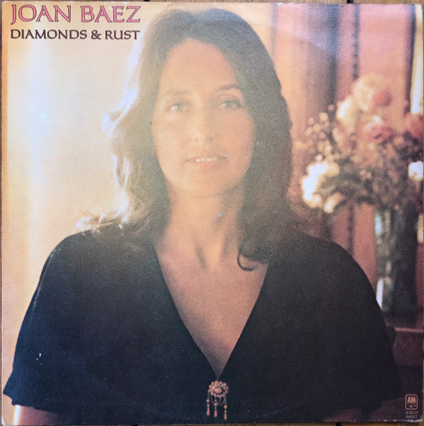 Image of Front Cover of LP - VG/G - JOAN BAEZ, Diamonds & Rust (A&M Records Silver Labels With Extra Line Of Licensing On Lower Label; AMLH 64527, UK 1975, Textured Sleeve, Inner), Light marks only,  - 3916339C
