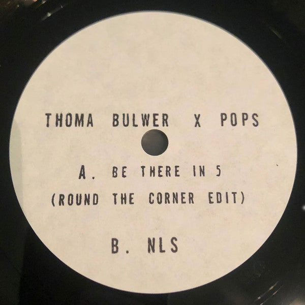 Image of Front Cover of 10" - /VG - THOMA BULWER, POPS, Be There In 5 (Parasol Culture; PARACULT005, UK & Europe 2020, Stamped White Label, Stamped Sleeve), Light marks only,  - 3926295E