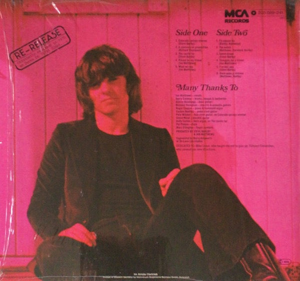 Image of Back Cover of LP - VG/VG - MATTHEWS' SOUTHERN COMFORT, Matthews' Southern Comfort (MCA Records; 203 099, Germany 1980s Reissue, No Bass Clef Runout), ,  - 3916241C