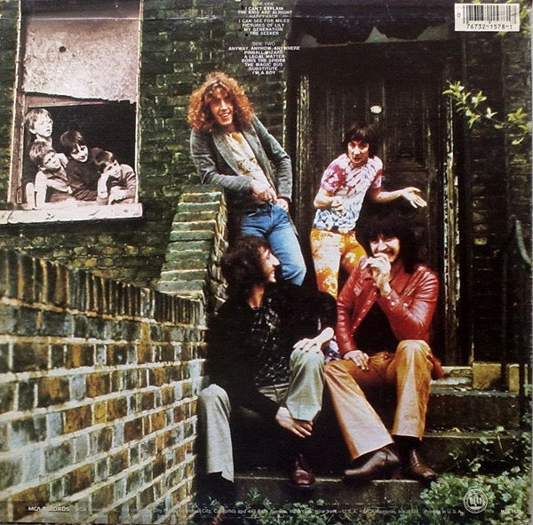 Image of Back Cover of LP - VG+/VG+ - THE WHO, Meaty Beaty Big And Bouncy (MCA Records; MCA-1578, US 1980s Reissue), ,  - 3916342C