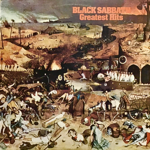 Image of Front Cover of LP - VG+/VG - BLACK SABBATH, Greatest Hits (NEMS; NEL 6009, UK 1978 Reissue), Light spot of fogging,  - 3916342C