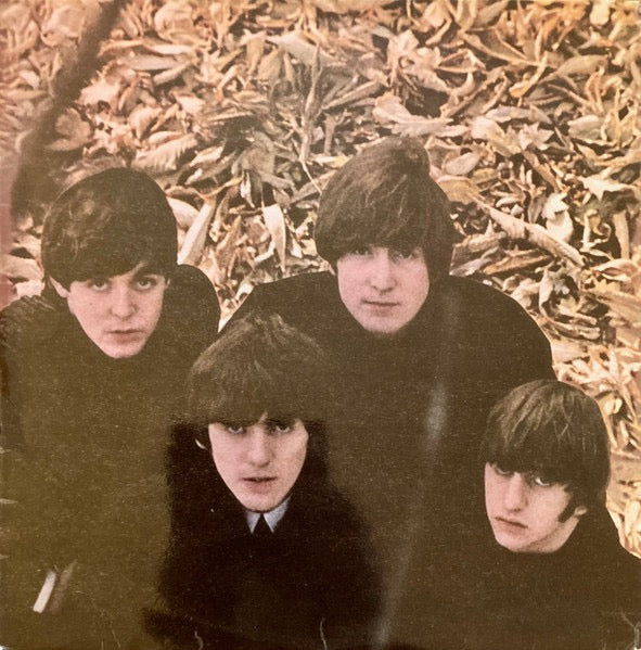 Image of Back Cover of LP - VG/G - THE BEATLES, Beatles For Sale (Parlophone Black & Yellow Labels Without Period For B5; PMC 1240, UK 1964, Laminated Unipak Gatefold, Mono, MT Tax Code), Fair few light marks and hairlines, Wear at sleeve spine,  - 3916343C