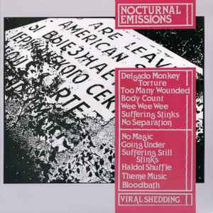 Image of Front Cover of 12" - VG+/VG+ - NOCTURNAL EMISSIONS, Viral Shedding (Mannequin; MNQ 132, Germany 2019 Reissue), still in shrink,  - 3946356S