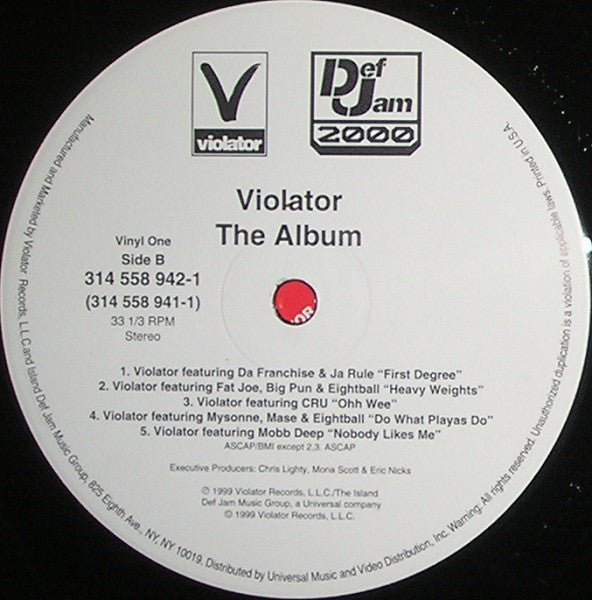 Image of Label Cover of LP - G+/G+ - VARIOUS, Violator: The Album (Violator Records ; 314 558 941-1, US 1999, Gatefold, 2 Inners), ,  - 3926341E