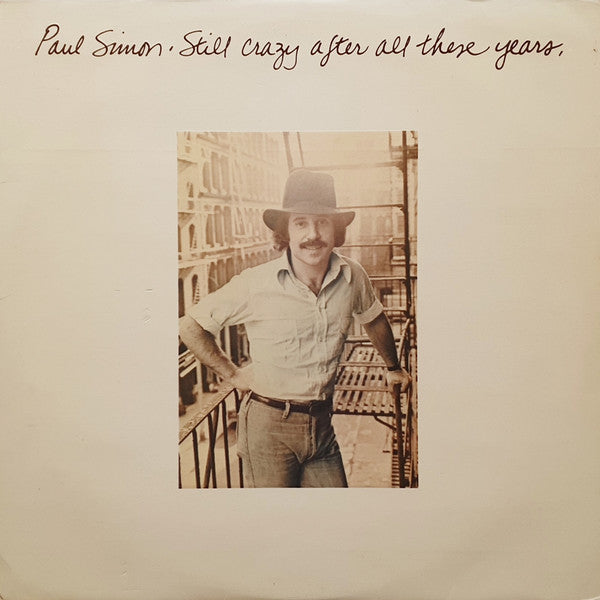Image of Front Cover of LP - VG/VG+ - PAUL SIMON, Still Crazy After All These Years (CBS Sunburst Labels; S 86001, UK 1975, Embossed Sleeve, Inner, CBS S 86001 Matrices), Light sleeve wear, Clean and glossy disc,  - 3916350C