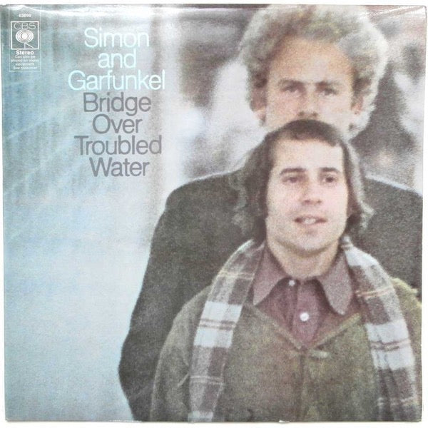 Image of Front Cover of LP - G+/G+ - SIMON AND GARFUNKEL, Bridge Over Troubled Water (CBS Orange (33 1/3 On Label); 63699, UK 1970, Laminated Front Sleeve), Several hairlines. Sleeve has creases and taped on top seam.,  - 4126434E