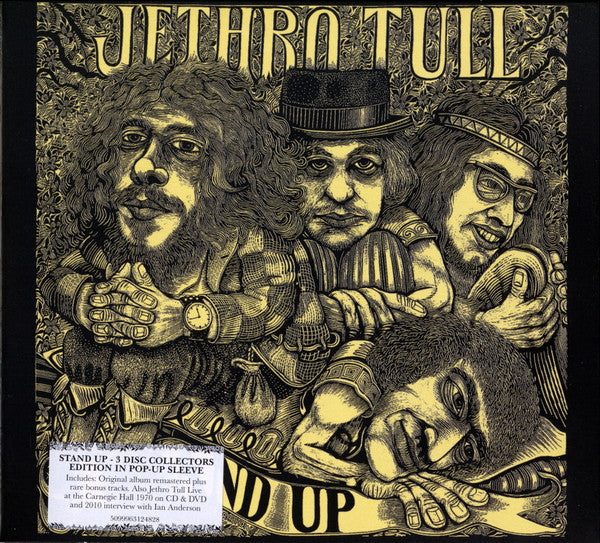 Image of Front Cover of 3xCD - VG+/EX - JETHRO TULL, Stand Up (Chrysalis; 5099963124828, Europe 2010, Digipak), ,  - 3956230S
