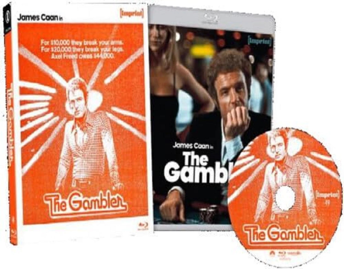 Image of Front Cover of Blu-Ray - VG+/VG+ - JAMES CAAN, The Gambler (Imprint; 49, Australia 2021, Slipcase), ,  - 3936187E