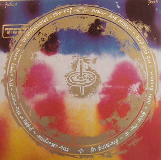 Image of Back Cover of LP - VG/G - THE CURE, The Top (Fiction Records; fixs9, UK 1984, Missing the Inner, No "ARUN" In Runout), Many marks on the vinyl.,  - 3926380E