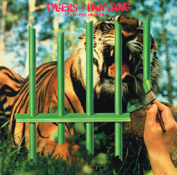 Image of Front Cover of LP - VG/VG - TYGERS OF PAN TANG, The Cage (MCA Records Rainbow labels With German Rim Text; 204 962, Europe 1982, Inner), ,  - 3916462C