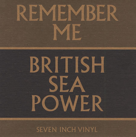 Image of Front Cover of 7" - VG+/VG+ - BRITISH SEA POWER, Remember Me (Rough Trade; rtrades125, UK 2003, Picture Sleeve), Remember Them: T La Rock.,  - 3916256C