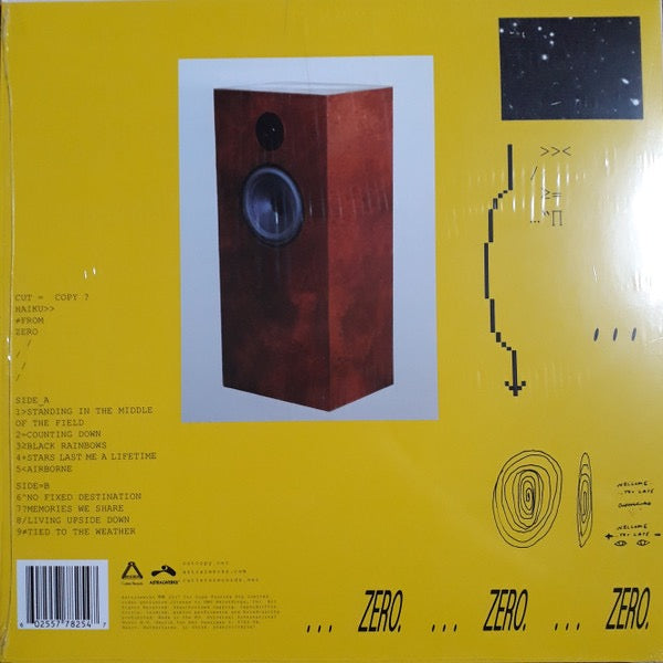 Image of Back Cover of LP - VG/VG - CUT COPY, Haiku From Zero (Cutters Records; 00602557782547, UK & Europe 2017, Inner & Insert), Strong VG, A few light marks/paper scuffs from inner, A couple of pinches at sleeve edges,  - 3916471C