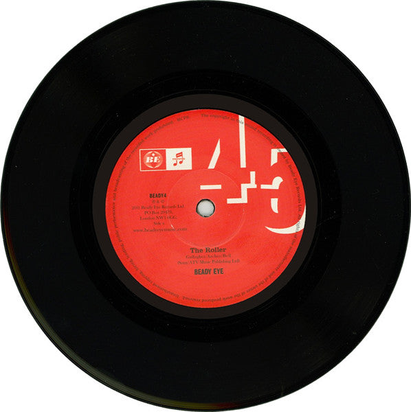 Image of Label Cover of 7" - VG+/VG - BEADY EYE, The Roller (Beady Eye Records; BEADY4, UK 2011, Picture Sleeve), Strong VG,  - 3916423C