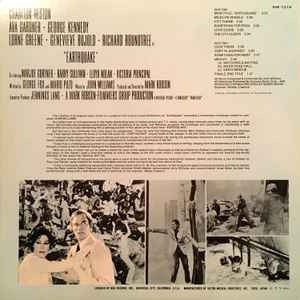 Image of Back Cover of LP - VG/VG+ - JOHN WILLIAMS, Earthquake   Music From The Original Motion Picture Soundtrack (MCA Records; VIM 7218, Japan 1976, Insert, No Obi), ,  - 3926405E
