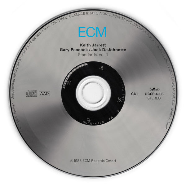 Image of Label Cover of 3xCD - VG+/VG+ - KEITH JARRETT TRIO, Setting Standards New York Sessions (ECM Records; UCCE-4036/8, Japan 2008, Box Set, Booklet), ,  - 3936209E