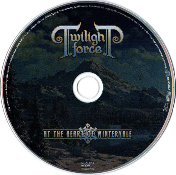 Image of Label Cover of CD - VG+/VG+ - TWILIGHT FORCE, At The Heart Of Wintervale (Nuclear Blast Records; NBR 63480, USA & Europe 2023, Book Sleeve), ,  - 3936210E