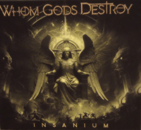 Image of Front Cover of 2xCD - VG+/VG+ - WHOM GODS DESTROY, Insanium (Inside Out Music; IOM701, Europe 2024, Book Sleeve), ,  - 3936217E