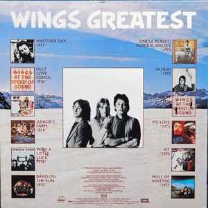 Image of Back Cover of LP - VG/VG - WINGS, Wings Greatest (Capitol Records; SOO-11905, US 1978, Poster), ,  - 3926406E