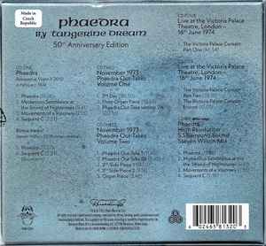 Image of Back Cover of 6xCD - M/M - TANGERINE DREAM, Phaedra (Universal Music Recordings; 6581320, UK & Europe 2025, Box Set, 50th anniversary edition. 5 CD. 1 BluRay), ,  - 3936213E