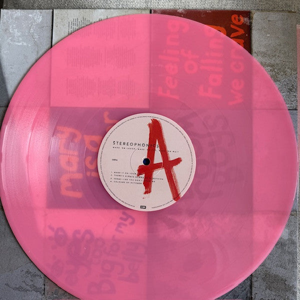Image of Label Cover of LP - EX/EX - STEREOPHONICS, Make 'Em Laugh Make 'Em Cry Make 'Em Wait (EMI; 00602475197911, Europe 2025, Gatefold, Inner, Translucent Pink Vinyl), Opened Instore, Still In Shrinkwrap,  - 4046001S