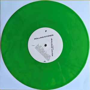 Image of Label Cover of 10" - EX/EX - THE ROLLING STONES, Jealous Lover (Rolling Stones Records; 5768410, Worldwide 2026, Green Vinyl), Opened Instore, Still In Shrinkwrap,  - 4046010S