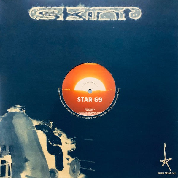Image of Back Cover of 12" - VG+/EX - FATBOY SLIM, Sunset (Bird Of Prey) / Star 69 (Skint; SKINT58P, UK 2000, Promo, Stickered Company Sleeve), ,  - 4016003C