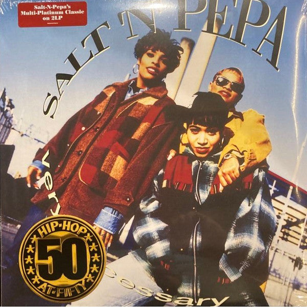 Image of Front Cover of 2xLP - EX/EX - SALT-N-PEPA, Very Necessary (Republic Records; 5579812, Europe 2023 Reissue, 2 Inners, 30th Anniversary), Opened Instore, Still In Stickered Shrinkwrap,  - 4046021S