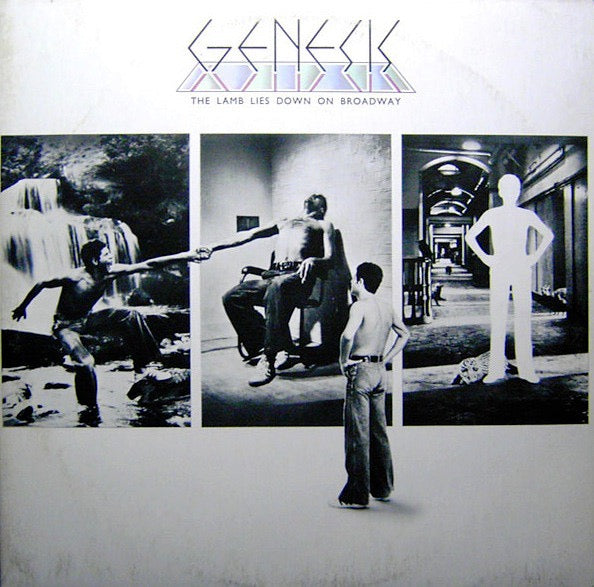 Image of Front Cover of 2xLP - G+/VG - GENESIS, The Lamb Lies Down On Broadway (ATCO Records Yellow Label; 2 SDS-401, Canada 1974, Gatefold, 2 Inserts), Spine Damage,  - 4026033E