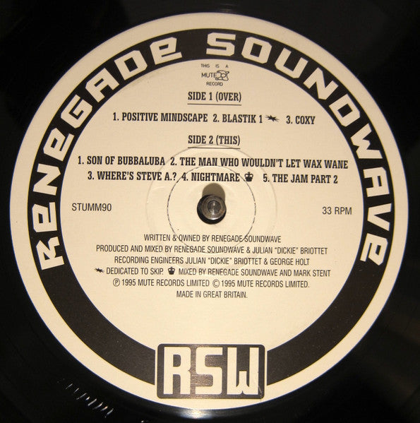 Image of Label Cover of LP - VG+/G+ - RENEGADE SOUNDWAVE, The Next Chapter Of Dub (Mute; STUMM90, UK 1995), ,  - 4046036S