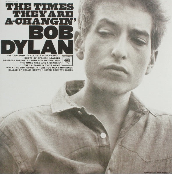 Image of Front Cover of LP - EX/EX - BOB DYLAN, The Times They Are A-Changin' (Columbia; CL 2105, Europe 2017 Reissue, Insert, 180g), Still In Opened Shrinkwrap,  - 3916557C