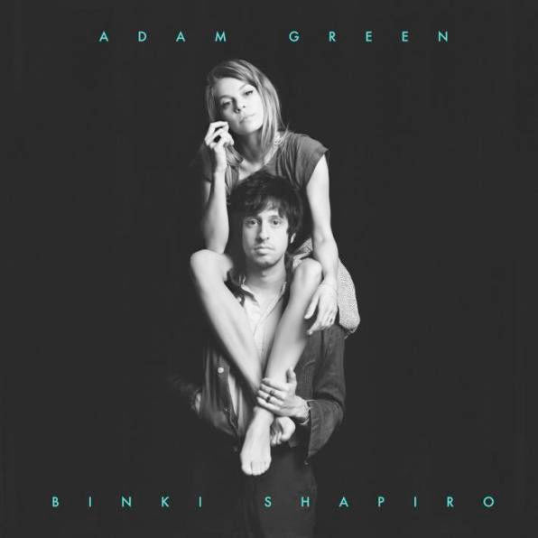 Image of Front Cover of LP - EX/VG+ - ADAM GREEN & BINKI SHAPIRO, Adam Green & Binki Shapiro (ORG Music; ORGM-2337, US 2025 Reissue, Gatefold, Aqua Vinyl), Still In Opened Shrinkwrap With Hype Sticker,  - 3916558C