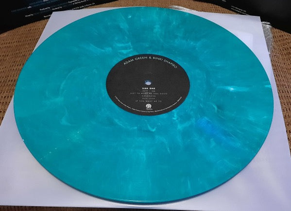 Image of Label Cover of LP - EX/VG+ - ADAM GREEN & BINKI SHAPIRO, Adam Green & Binki Shapiro (ORG Music; ORGM-2337, US 2025 Reissue, Gatefold, Aqua Vinyl), Still In Opened Shrinkwrap With Hype Sticker,  - 3916558C