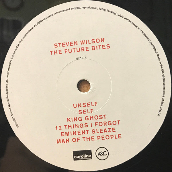 Image of Label Cover of LP - EX/EX - STEVEN WILSON, The Future Bites (Caroline International; CAROL021LPA, Europe 2021, Gatefold in Amazon Exclusive Artwork Slipcase, Booklet), Opened Instore, Still In Shrinkwrap,  - 4046024S