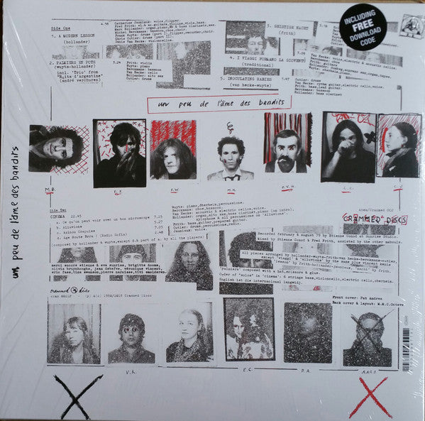 Image of Back Cover of LP - EX/EX - AKSAK MABOUL, Un Peu De L' me Des Bandits (Crammed Discs; cram 002LP, Belgium 2018, Booklet & Inner, With CD. Marc hollander, Fred Frith, Chris Cutler), ,  - 4026039E