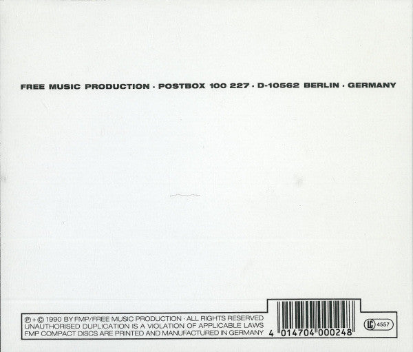 Image of Label Cover of CD - VG/VG+ - THE PETER BR TZMANN OCTET, Machine Gun (FMP; FMP CD 24, Germany ), ,  - 4056025S