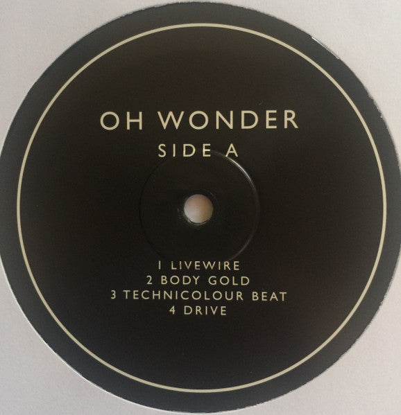 Image of Label Cover of 2xLP - VG/VG+ - OH WONDER, Oh Wonder (Caroline International; OHWLP1, UK 2017 Reissue, Gatefold), SIGNED, edge wear, sticker remnants on back cover,  - 4046028S