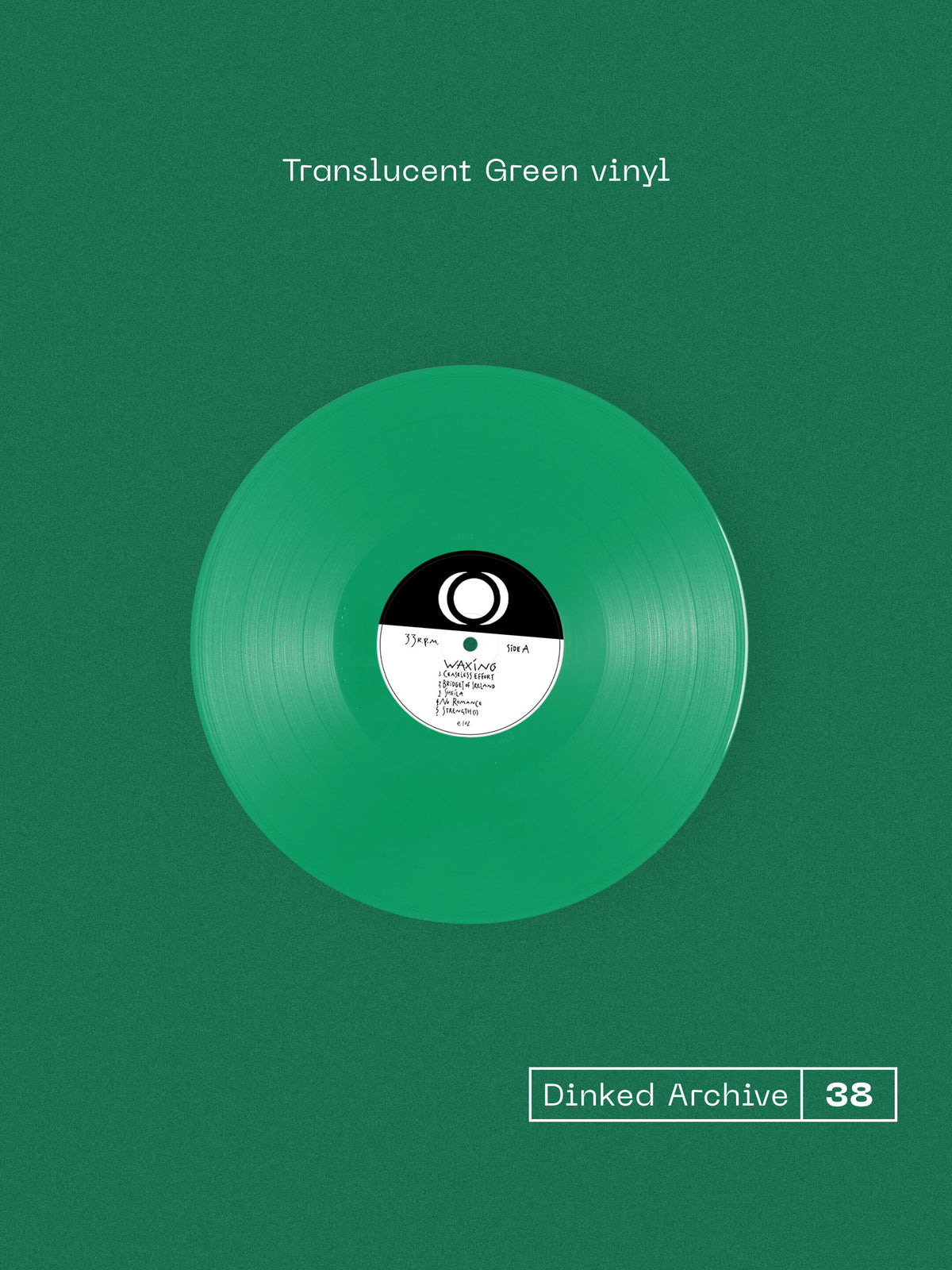 Image of Back Cover of LP - NEW/NEW - THE FATES, Furia - Dinked Edition (Extended Voices; E102DE, UK 2026 Reissue, Translucent Green Vinyl, Numbered Limited Edition of 350, Dinked Archive Edition No. 38, 12" x 12" print, Dinked OBI strip & gold foil archive sticker.), , Following her foundational role in the early years of The Fall, and then the searing post punk of The Blue Orchids, as well as several tours serving as a backing group for Velvet Underground chanteuse Nico, Una Baines found herself starting 