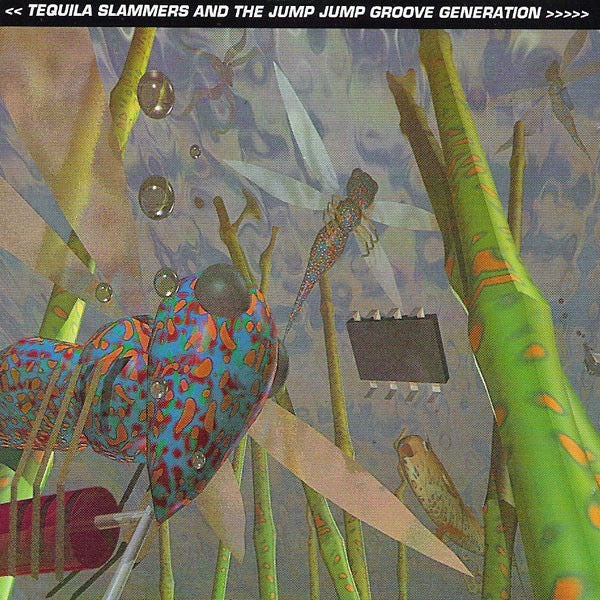 Image of Front Cover of LP - VG+/VG - VARIOUS, Tequila Slammers And The Jump Jump Groove Generation (Warp Records; WARP LP10, UK 1993), Light fogging doesnt affect playback.,  - 4016015C