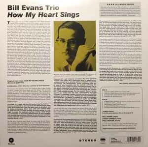 Image of Back Cover of LP - VG+/EX - BILL EVANS TRIO, How My Heart Sings (Waxtime; 771865, Europe 2013 Reissue, Remastered, Stereo, 180g), ,  - 4026018E