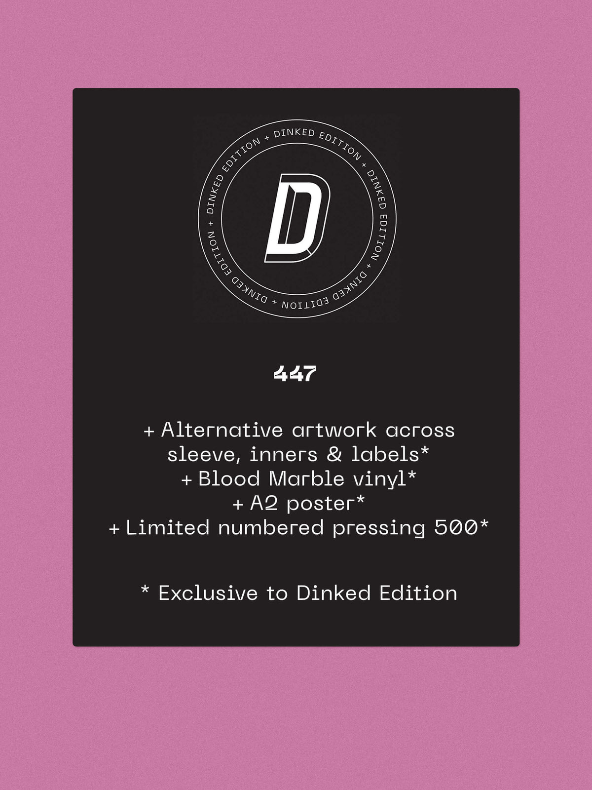 Image of Back Cover of LP - NEW/NEW - GANS, GANS - Dinked Edition (Strap Originals; SOLP028DE, UK 2027, Poster, Dinked Edition 447, Blood Marble vinyl, alternative artwork, A2 poster, Limited numbered pressing of 500), , Dinked Edition 447 of GANS’ self-titled second album. Produced by Youth, the record pushes the West Midlands duo further into electronic music while retaining their noisy, experimental approach. Exclusive Blood Marble vinyl with alternative sleeve, inner and labels, A2 poster and a limited 