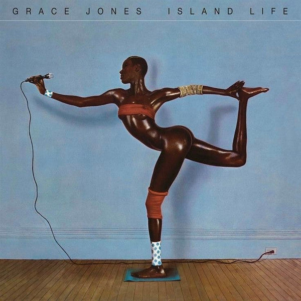 Image of Front Cover of LP - VG/VG - GRACE JONES, Island Life (Island Records; 207 472, Europe 1985, Gatefold), Hype stickered sleeve.,  - 4016064C