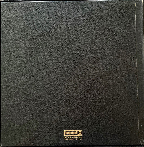 Image of Back Cover of 3xLP - VG/EX - JOHN COLTRANE, Coltrane In Japan (Impulse!; IMR-9036C, Japan 1973, Box Set, 3 Inners & Booklet, Missing the OBI), Box has edgewear and light scratches on box front. Records and inners in glorious condition.,  - 4026126E