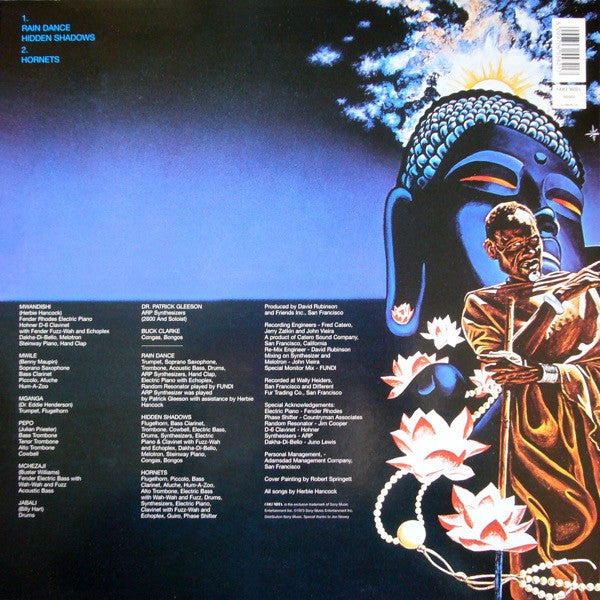 Image of Back Cover of LP - VG/VG - HERBIE HANCOCK, Sextant (Columbia; 65582, UK 1980s Reissue), Strong VG - light marks, edge wear,  - 4046055S