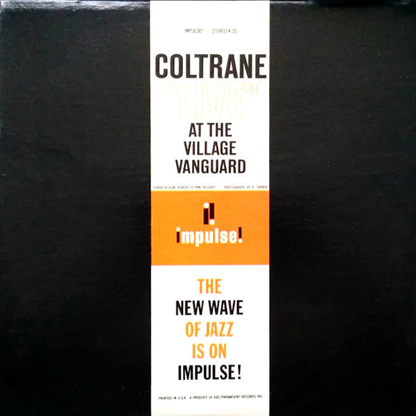Image of Back Cover of LP - VG+/VG+ - JOHN COLTRANE, "Live" At The Village Vanguard (ABC Records; AS-10, US 1974 Reissue, Gatefold, Company Inner), A couple of light hairlines only. One corner bumped, ,  - 4026128E