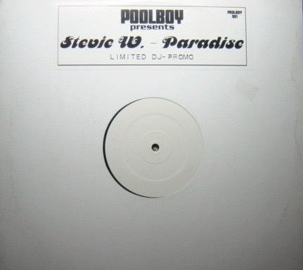 Image of Front Cover of 12" - G+/G+ - THE SUGARLAND GANG, Paradise (Poolboy; POOLBOY 001, UK 2002, White Label Promo, Stickered Plain Sleeve, Unofficial Release, Single Sided), Light scuffs and lots of hairlines on disc. Ringworn sleeve.,  - 4016082C