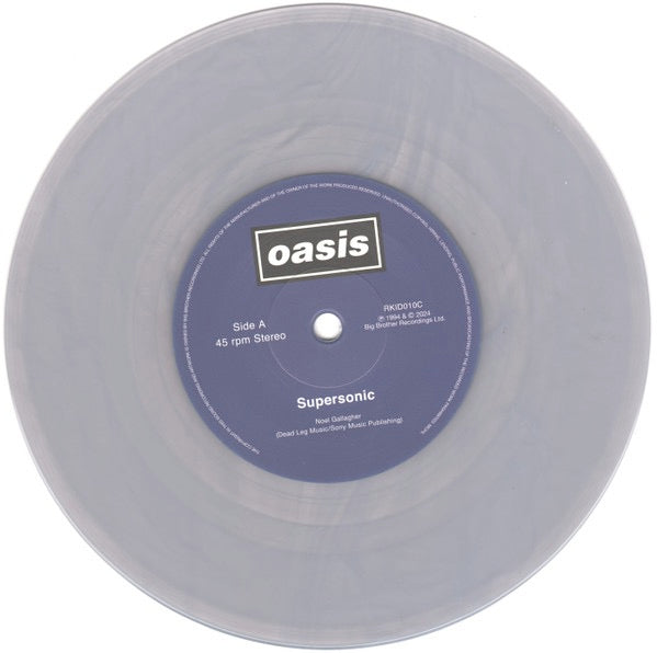 Image of Label Cover of 7" - VG+/VG+ - OASIS, Supersonic (Big Brother; RKID010C, Worldwide 2024 Reissue, Picture Sleeve, Pearl Vinyl, Limited Edition, 30th Anniversary), Numbered 09316.,  - 4056077S