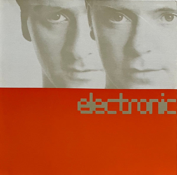 Image of Front Cover of LP - G+/VG - ELECTRONIC, Electronic (Virgin; 211 528, Europe 1991, Inc "Getting Away With It", not on UK pressing), Light marks, edge wear, sticker damage, top right corner torn off,  - 4046060S