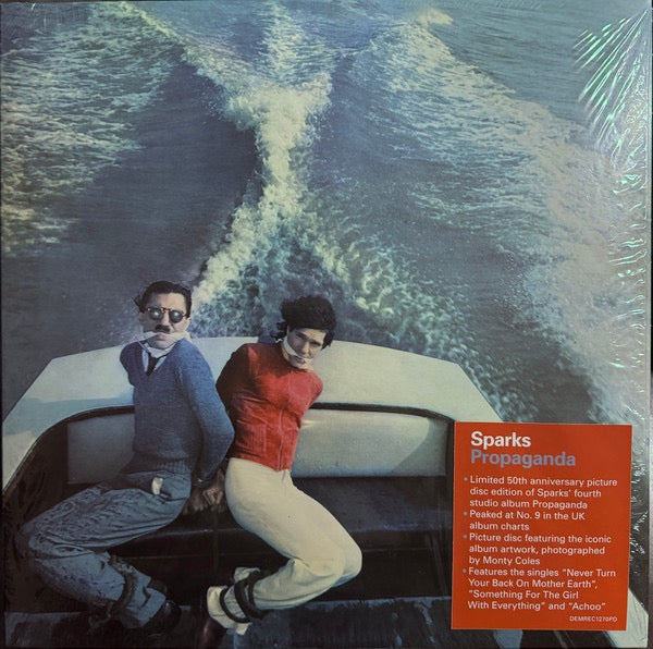 Image of Front Cover of LP - EX/VG+ - SPARKS, Propaganda (Demon Records; DEMREC1270PD, Worldwide 2024 Reissue, Inner, Picture Disc), Still In Opened Shrinkwrap With Hype Sticker,  - 4016167C